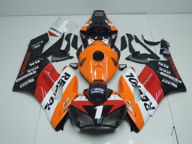 Online 2004-2005 Honda CBR1000RR Motorcycle Fairings - Orange White Red Glossy Black Repsol RCV 1 Canada