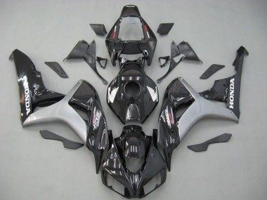 Online 2006-2007 Honda CBR1000RR Motorcycle Fairing - Silver Glossy Black Canada