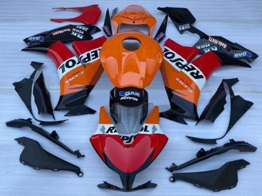 Online 2012-2016 Honda CBR1000RR Motorcycle Fairing - Orange White Red Glossy Black Repsol Canada