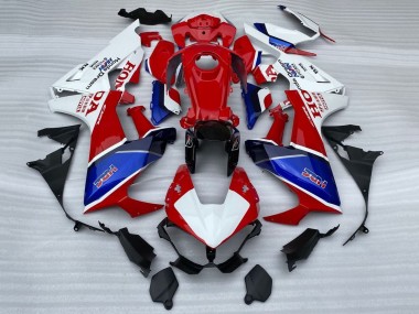 Online 2017-2023 Honda CBR1000RR Motorcycle Fairings - White Red Blue HRC Canada