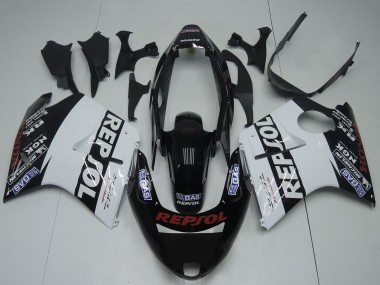 Online 1996-2007 Honda CBR1100XX Blackbird Motorcycle Fairings - Glossy Black White Red Repsol Canada