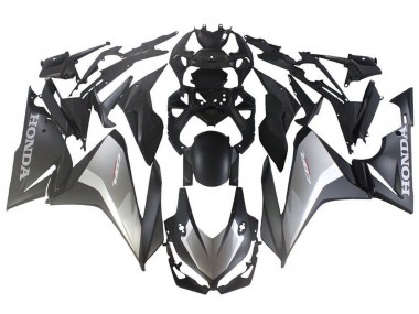 Online 2019-2021 Honda CBR500R Motorcycle Fairings - Silver Matte Black Canada