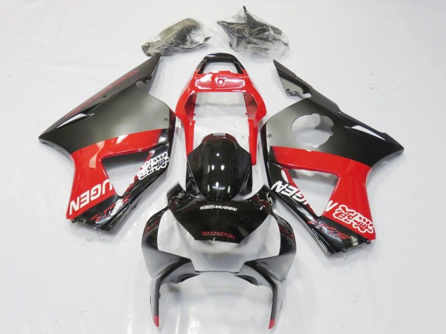 2002-2003 Honda CBR900RR 954 Motorcycle Fairings - Grey Red Glossy Black Mugen Canada