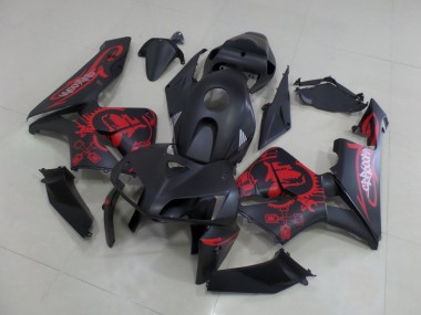 Online 2005-2006 Honda CBR600RR Motorcycle Fairings - Matte Black Matte Red Gear Canada
