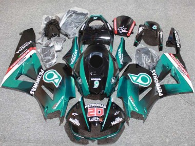 Online 2013-2023 Honda CBR600RR Motorcycle Fairings - Teal Blue Glossy Black Petronas 20 Canada