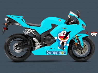 Online 2013-2023 Honda CBR600RR Motorcycle Fairings - Light Blue Doraemon Canada
