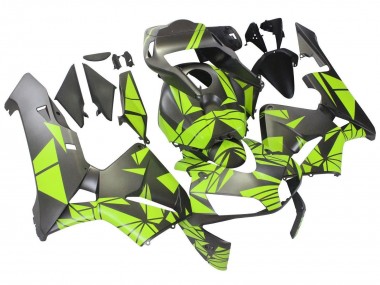 Online 2003-2004 Honda CBR600RR Motorcycle Fairings - Neon Yellow Matte Grey Canada