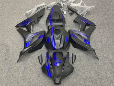Online 2007-2008 Honda CBR600RR Motorcycle Fairings - Blue Matte Black Repsol Canada