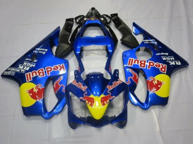 Online 2001-2003 Honda CBR600 F4i Motorcycle Fairings - Blue Yellow Red Bull Canada