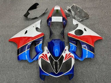 Online 2001-2003 Honda CBR600 F4i Motorcycle Fairings - White Red Blue Dark Blue Canada