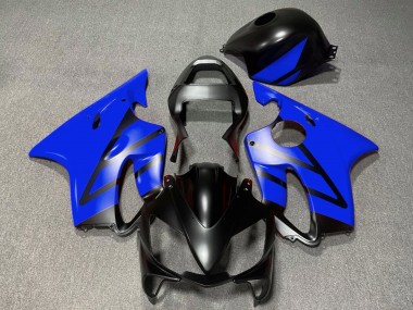 Online 2001-2003 Honda CBR600 F4i Motorcycle Fairings - Blue Matte Black Canada