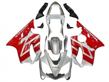 Online 2001-2003 Honda CBR600 F4i Motorcycle Fairings - Silver Red Canada