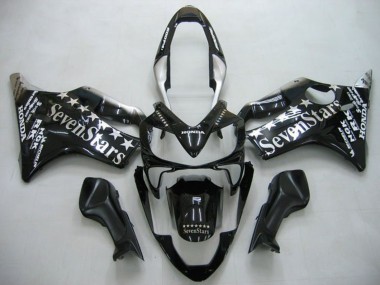 Online 2004-2007 Honda CBR600 F4i Motorcycle Fairings - Glossy Black SevenStars Canada