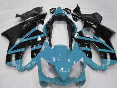 Online 2004-2007 Honda CBR600 F4i Motorcycle Fairings - Light Blue Glossy Black Canada