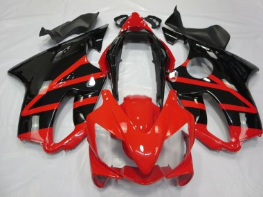 Online 2004-2007 Honda CBR600 F4i Motorcycle Fairings - Red Glossy Black Canada