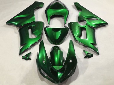 Online 2005-2006 Kawasaki ZX6R Motorcycle Fairings - Candy Green Canada