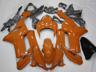 Online 2007-2008 Kawasaki ZX6R Motorcycle Fairing - Orange Black Canada