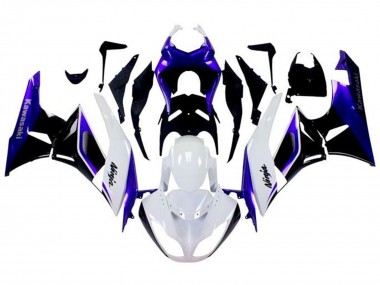 Online 2009-2012 Kawasaki ZX6R Motorcycle Fairings - Blue White Black Canada