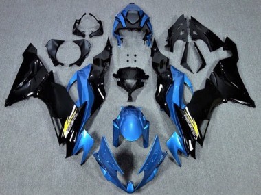 Online 2019-2022 Kawasaki ZX6R Motorcycle Fairings - Blue Glossy Black Yellow Canada