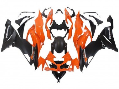 Online 2019-2022 Kawasaki ZX6R Motorcycle Fairing - Orange Matte Black Canada