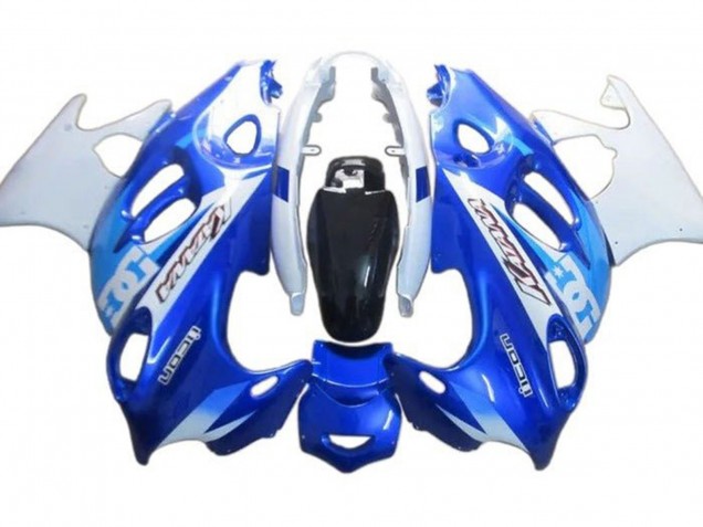 2004-2006 Suzuki GSX600F/GSX750F Motorcycle Fairings - White Blue DC Canada