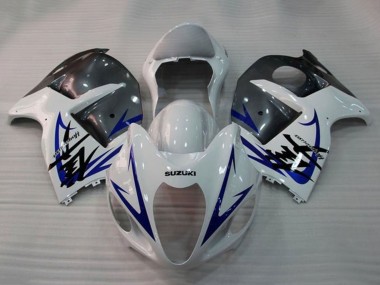 Online 2008-2020 White Blue Grey Suzuki GSXR 1300 Hayabusa Motorcycle Fairings Canada