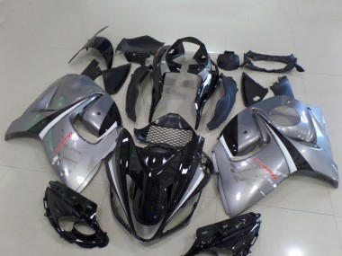 Online 2008-2020 Glossy Black Silver Chrome Suzuki GSXR 1300 Hayabusa Motorcycle Fairings Canada