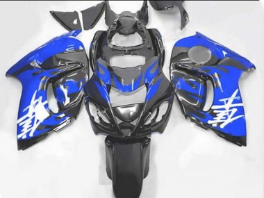 Online 2008-2020 Black Blue Flame Suzuki GSXR 1300 Hayabusa Motorcycle Fairings Canada