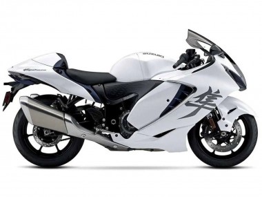 Online 2021-2025 White Suzuki GSXR 1300 Hayabusa Motorcycle Fairings Canada