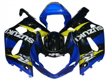 Online 2000-2002 Suzuki GSXR1000 Motorcycle Fairings - Blue Yellow Black Canada