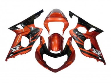 Online 2000-2002 Suzuki GSXR1000 Motorcycle Fairings - Orange Black Canada