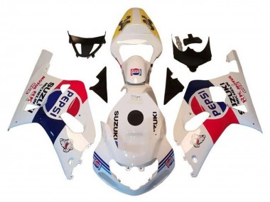 Online 2000-2002 Suzuki GSXR1000 Motorcycle Fairings - White Red Blue Pepsi Canada