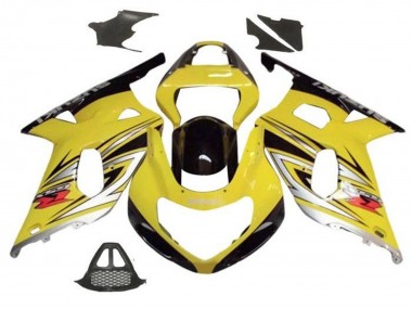Online 2000-2002 Suzuki GSXR1000 Motorcycle Fairings - Yellow Silver Glossy Black Canada