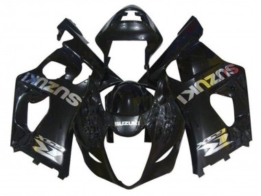 Online 2003-2004 Suzuki GSXR 1000 Motorcycle Fairings - Glossy Black Chrome Canada