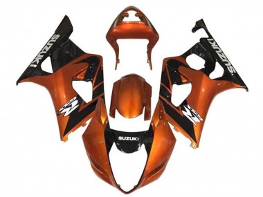 Online 2003-2004 Suzuki GSXR 1000 Motorcycle Fairings - Orange Black White Canada