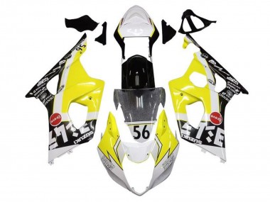 Online 2003-2004 Suzuki GSXR 1000 Motorcycle Fairings - Yellow White Black Canada