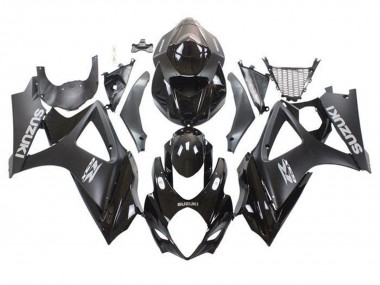Online 2005-2006 Suzuki GSXR 1000 Motorcycle Fairing Kits - Glossy Black Matte Black Canada