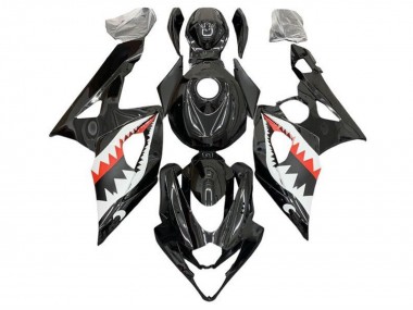 Online 2005-2006 Suzuki GSXR 1000 Motorcycle Fairings - Black White Red Shark Canada