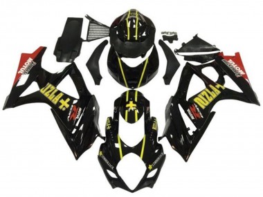 Online 2005-2006 Suzuki GSXR 1000 Motorcycle Fairings - Black Gold Rizla Red Canada