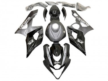Online 2005-2006 Suzuki GSXR 1000 Motorcycle Fairings - Silver Black Canada