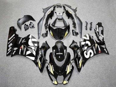 Online 2017-2024 Suzuki GSXR1000 Motorcycle Fairings - Black White Yellow Canada