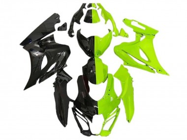 Online 2017-2024 Suzuki GSXR1000 Motorcycle Fairings - Black Neon Green Canada
