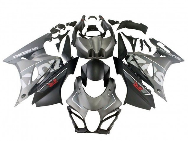 2017-2024 Suzuki GSXR1000 Motorcycle Fairings - Matte Silver Matte Black Canada