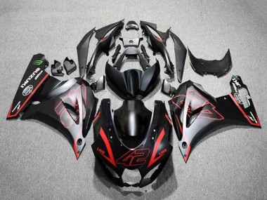 Online 2017-2024 Suzuki GSXR1000 Motorcycle Fairings - Matte Black Red 42 Canada