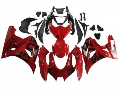 Online 2017-2024 Suzuki GSXR1000 Motorcycle Fairings - Red Black Silver Canada