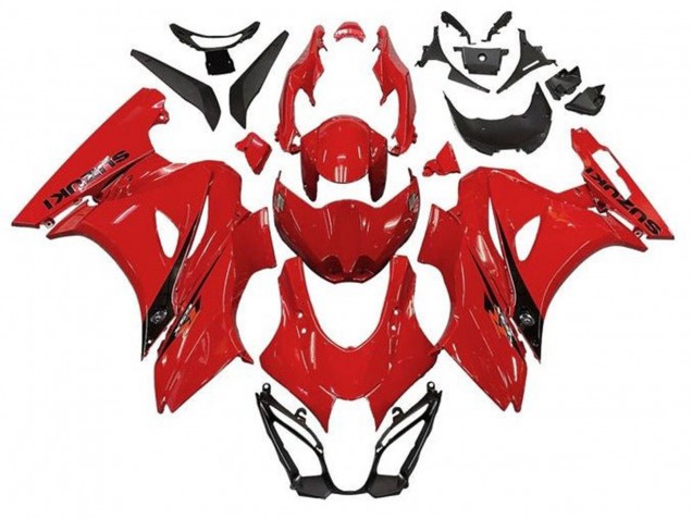 2017-2024 Suzuki GSXR1000 Motorcycle Fairings - Red Black Canada
