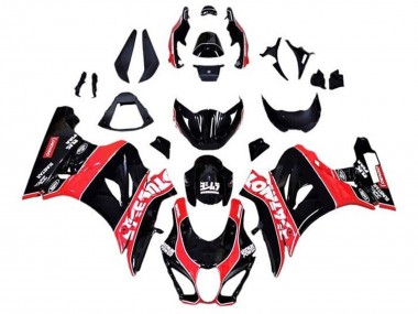 Online 2017-2024 Suzuki GSXR1000 Motorcycle Fairings - Glossy Black Red White Pinstripe Canada