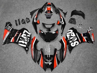 Online 2017-2024 Suzuki GSXR1000 Motorcycle Fairings - Black Red White Stripe Canada