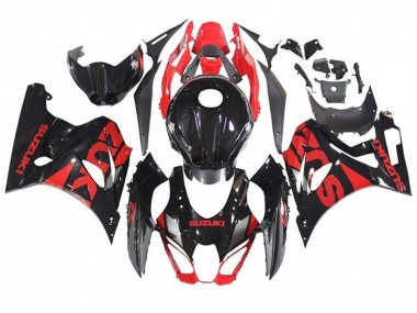 Online 2017-2024 Suzuki GSXR1000 Motorcycle Fairings - Black Red Canada