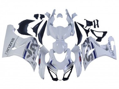 Online 2017-2024 Suzuki GSXR1000 Motorcycle Fairings - White Silver Blue Canada